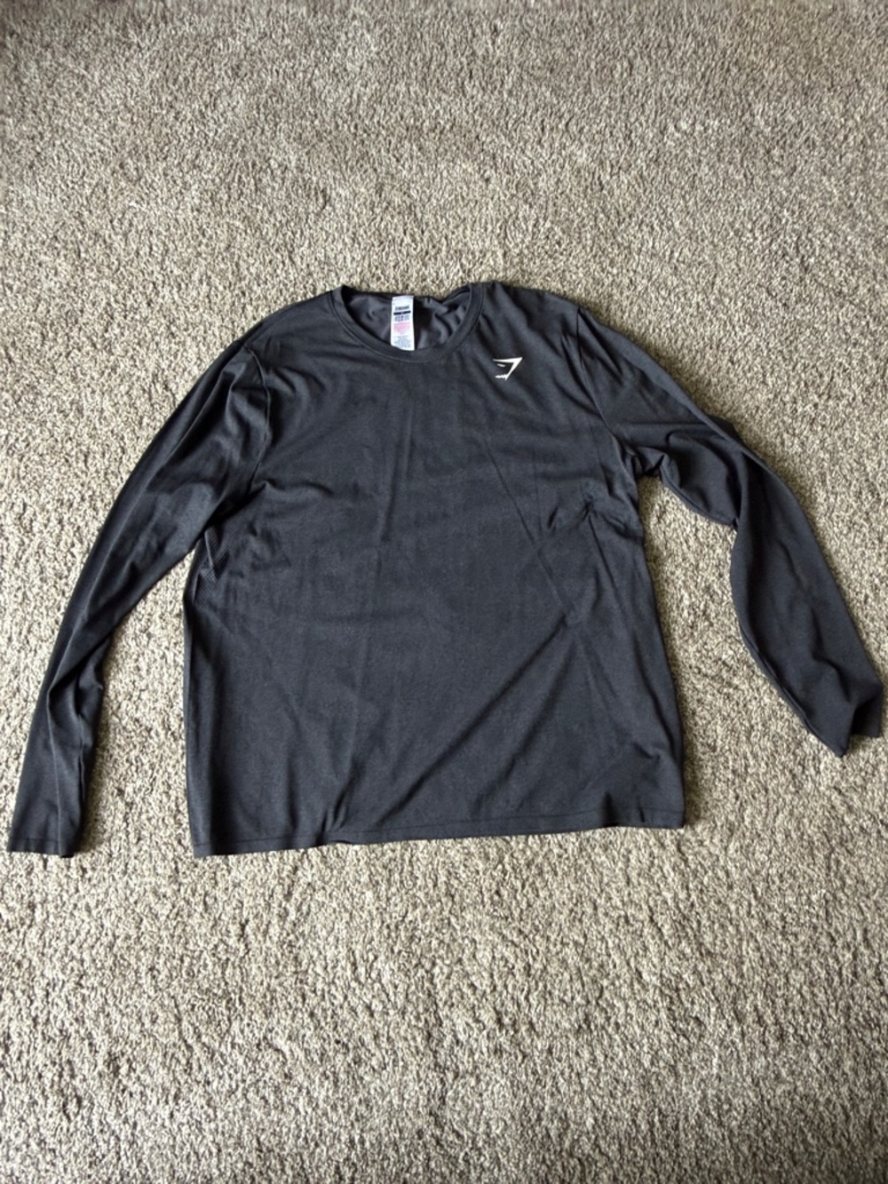 Gymshark Long Sleeve T-Shirt Dark Grey XL